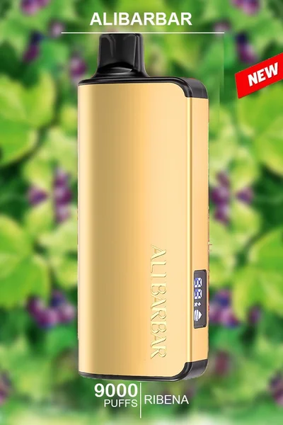 ALIBARBAR INGOT Ribena disposable vape, offering 9000 puffs of sweet and refreshing berry flavor in a sleek design.